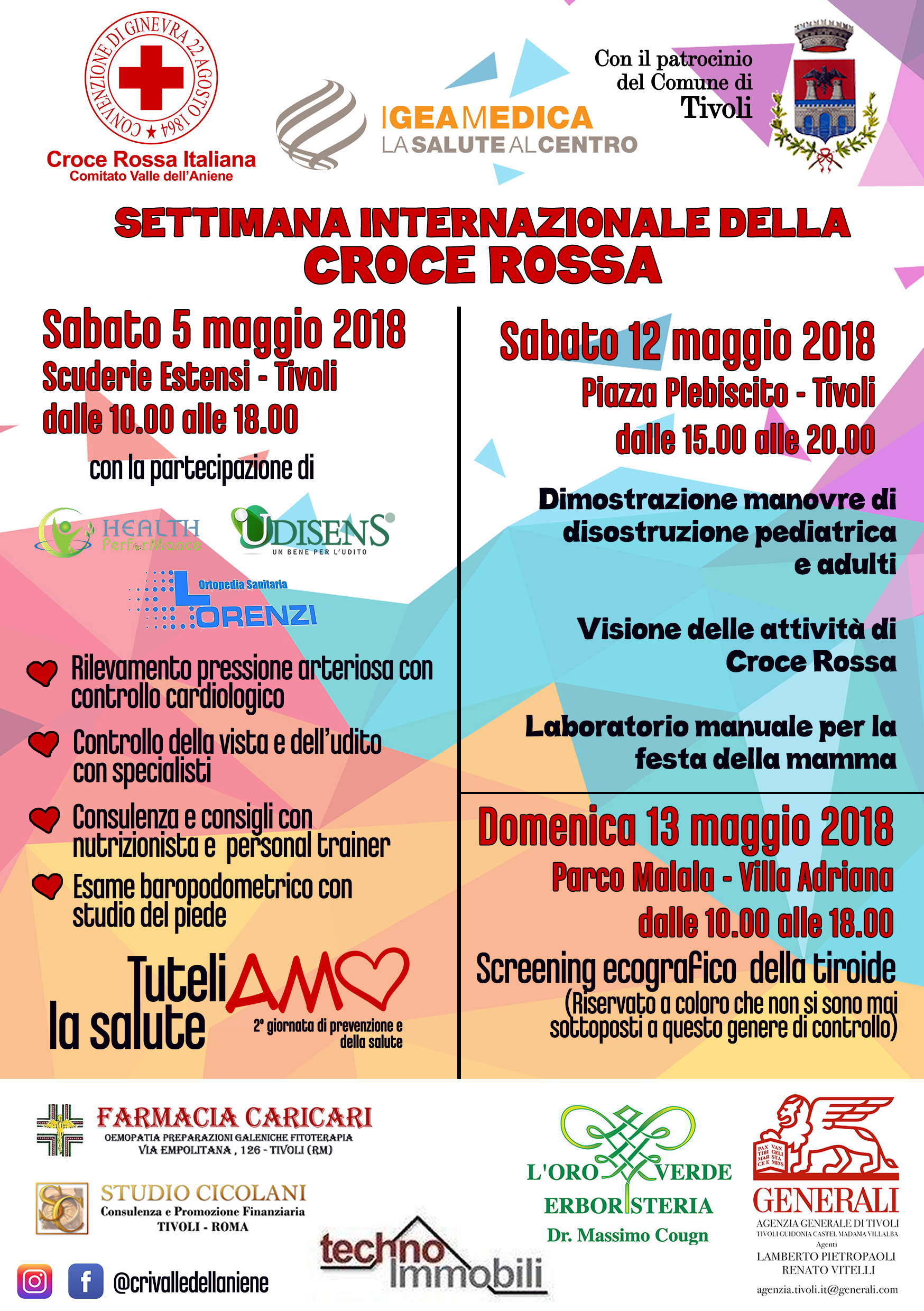 Settimana internazionale della Croce Rossa: le iniziative a Tivoli