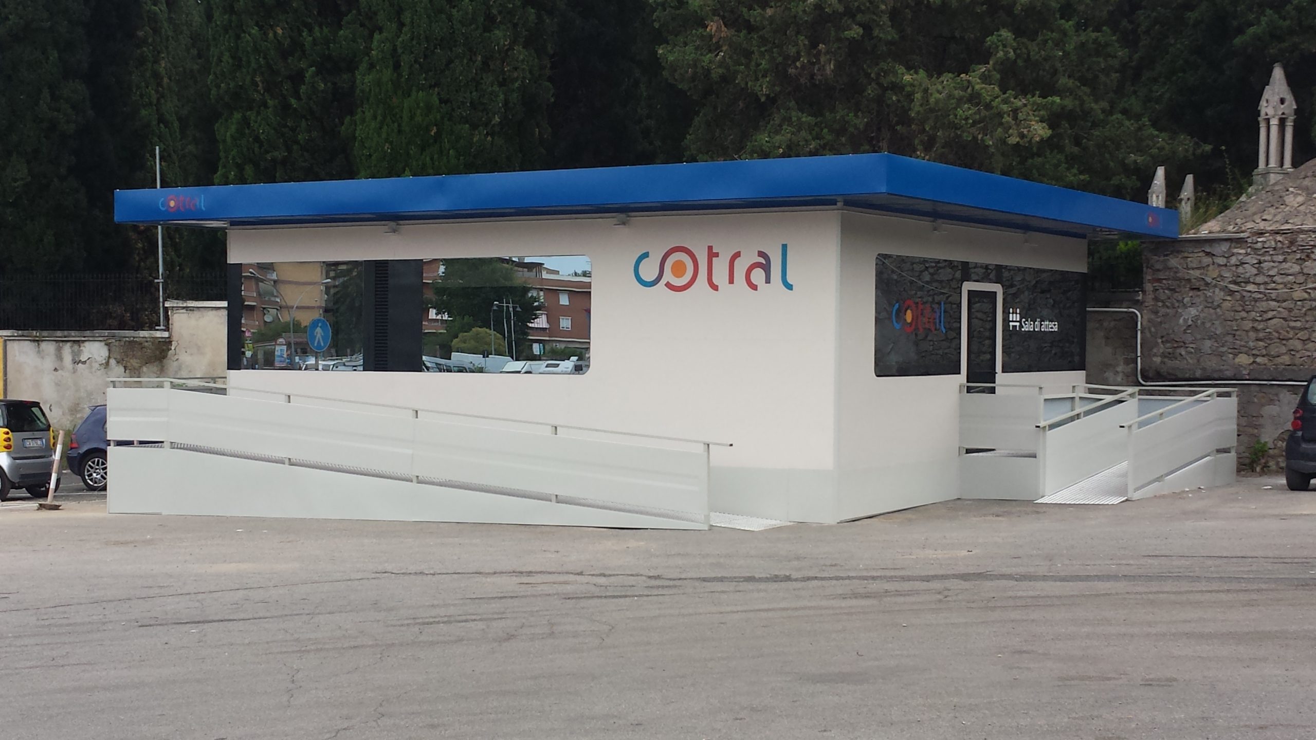 Cotral: inaugurato il nuovo capolinea informativo in piazza Saragat
