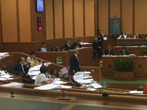 Consiglio regionale del Lazio, la discussione sull'emendamento Cave