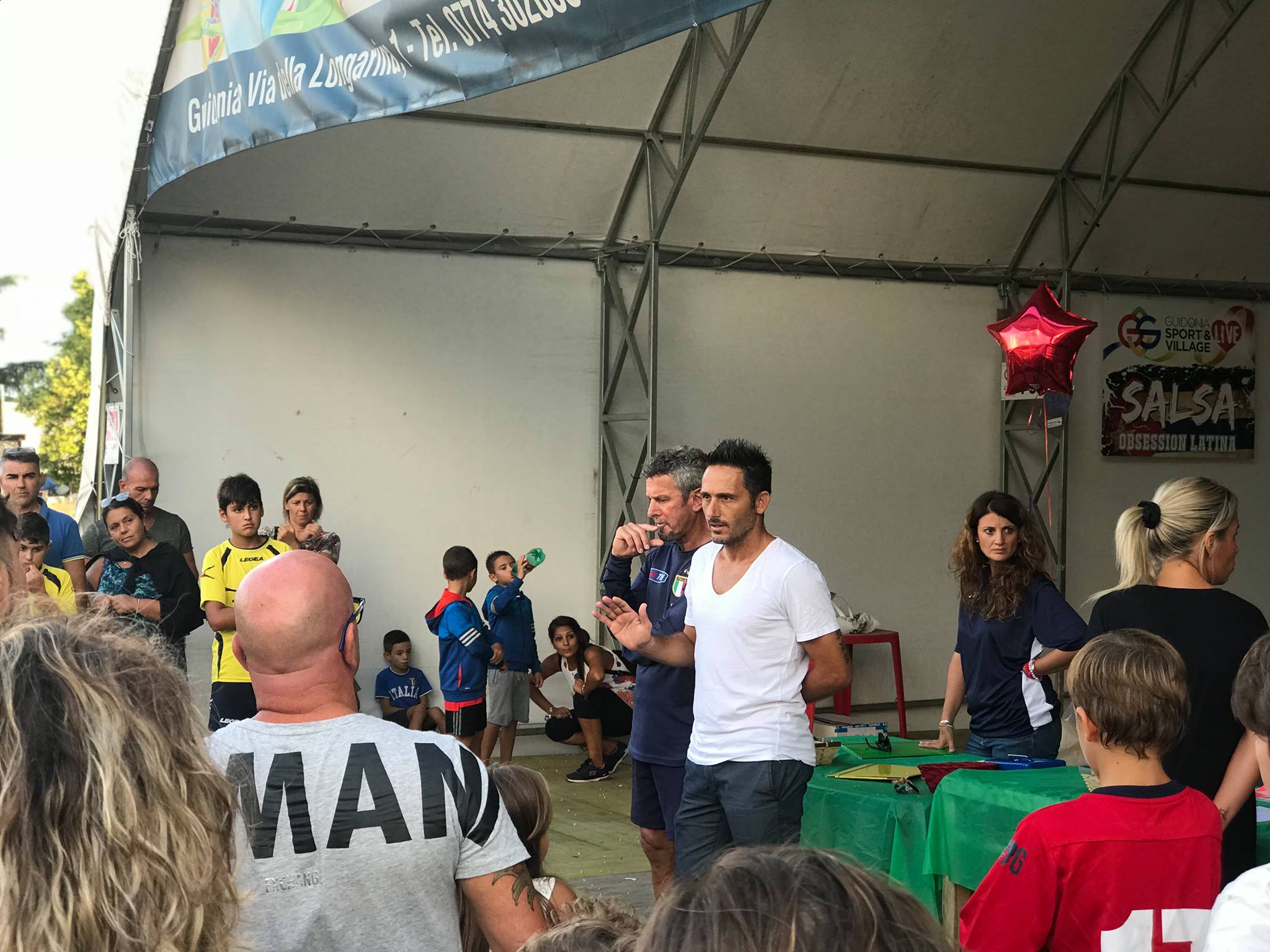 Scuola calcio di Guidonia con David Di Michele per crescere