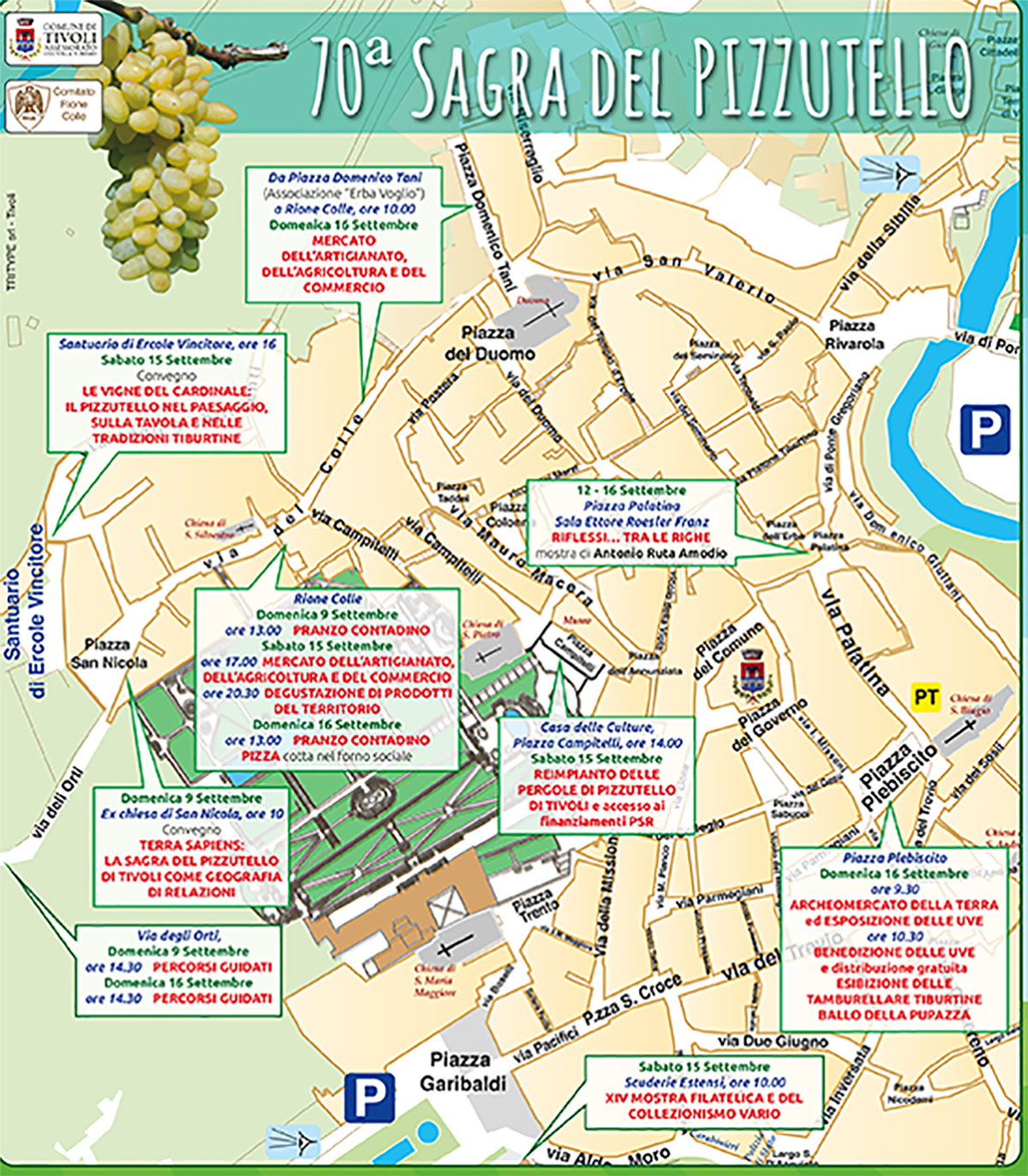 Tivoli: sabato e domenica al via la 70esima Sagra del Pizzutello