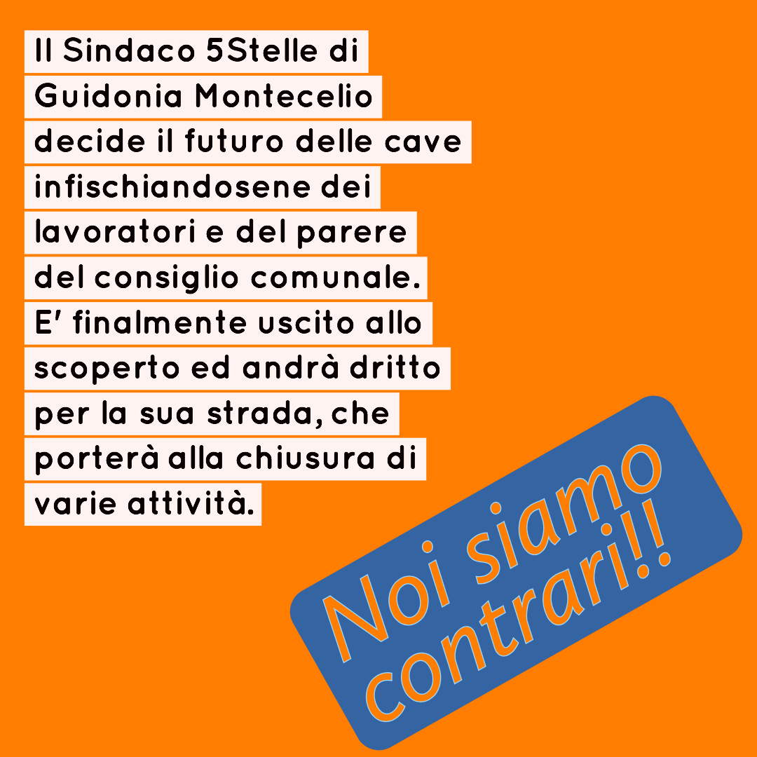 Cave di travertino: la posizione del Polo Civico contro la chiusura