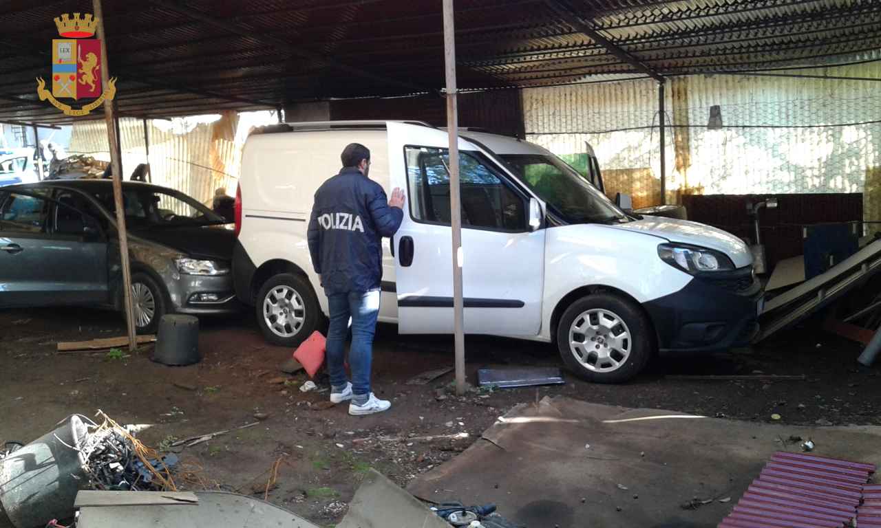 Guidonia Montecelio: auto appena rubate pronte per il mercato nero