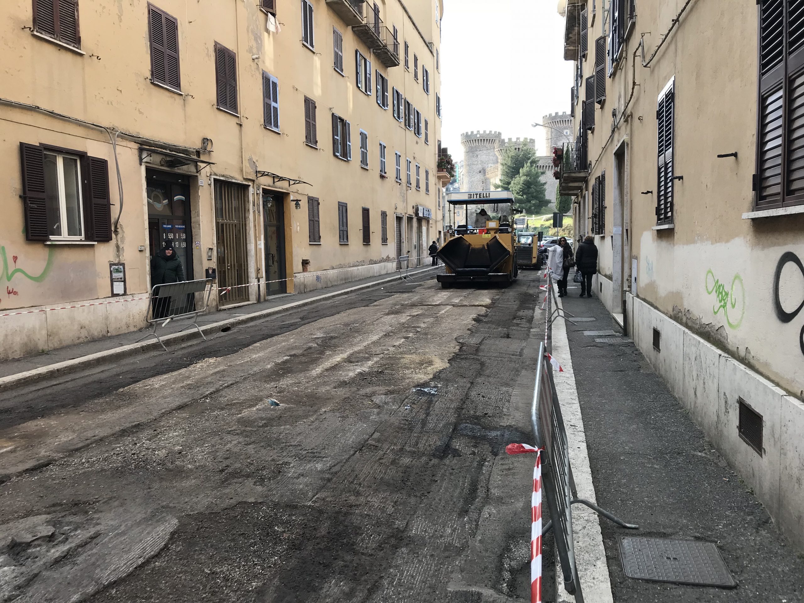 Tivoli: aggiornamernto programma dei lavori di ripavimentazione fino al 22 gennaio