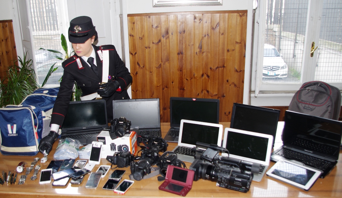 Dieci arresti tra Tivoli, Roma e Montesilvano per furti e rapina