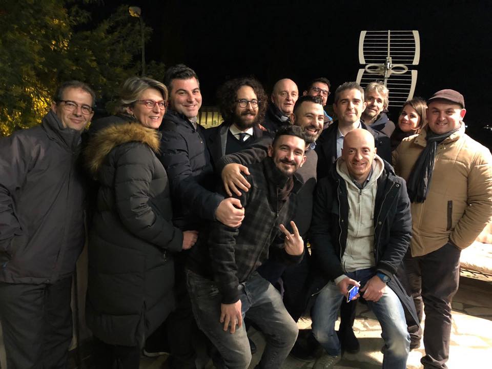 Arriva per Italia in Comune a Tivoli Federico Pizzarotti