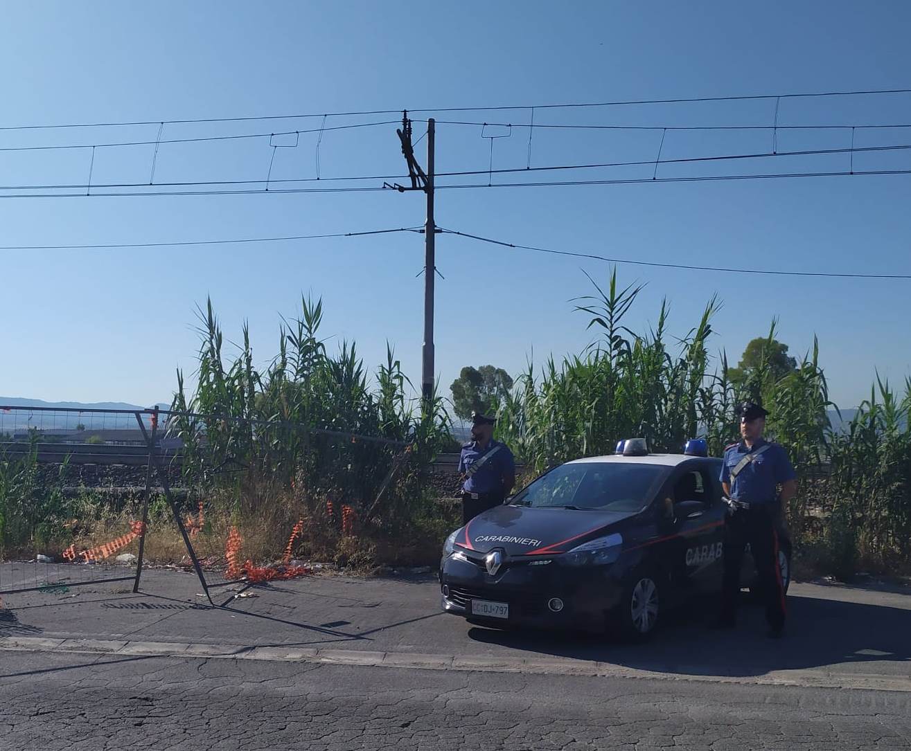 I Carabinieri arrestano due ladri di materiale per la nuova tratta ferroviaria