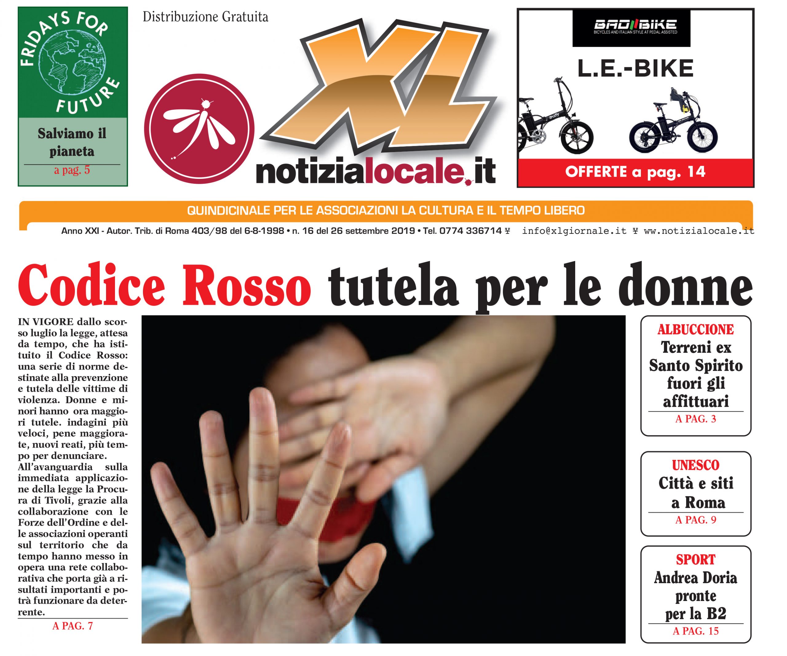 Il NUOVO numero di XL Giornale