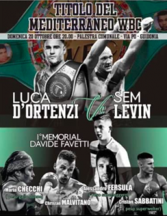 Guidonia: sfida per il titolo Mediterraneo Cruiser tra D’Ortenzi e Levin