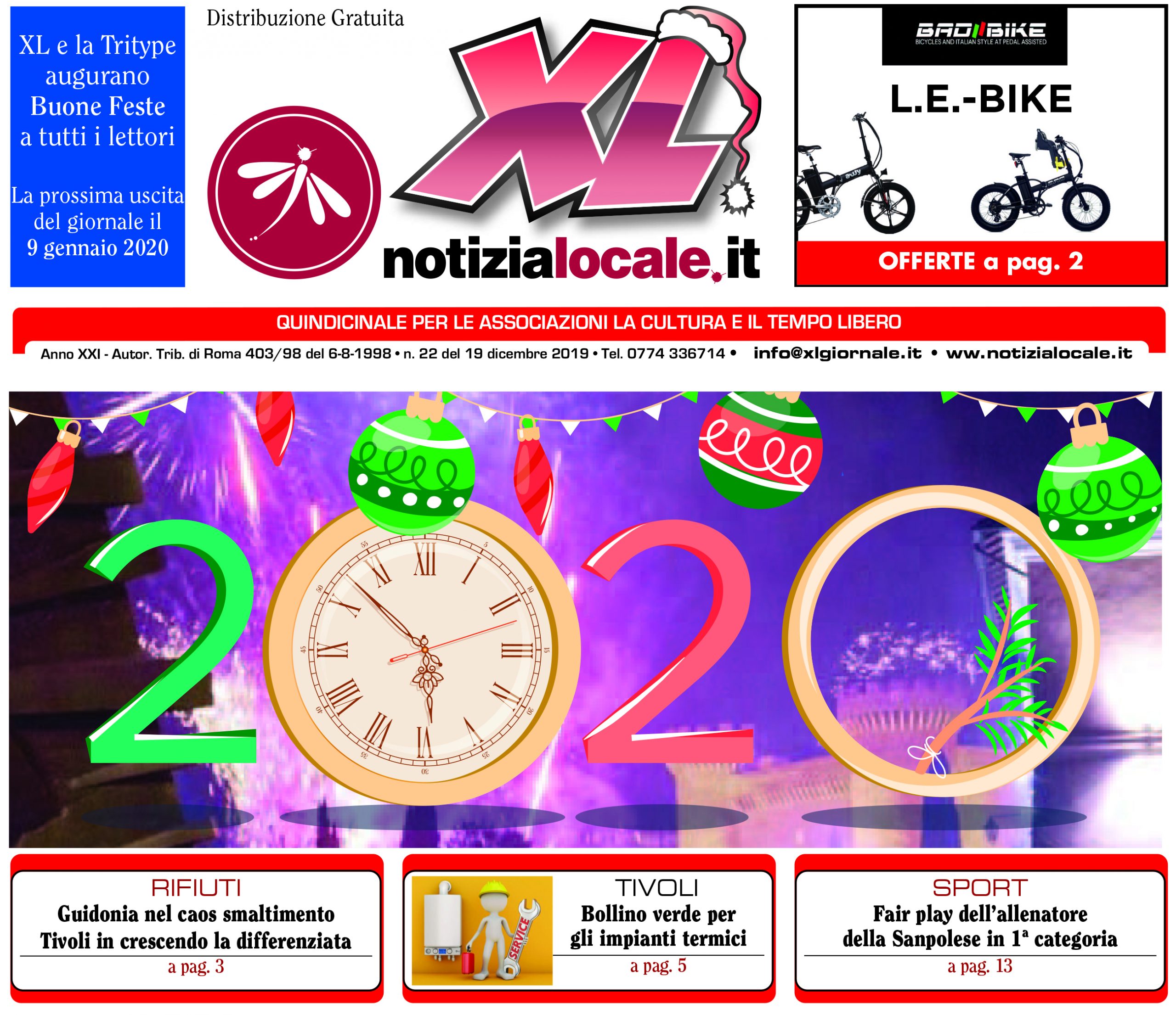 Il NUOVO numero di XL Giornale