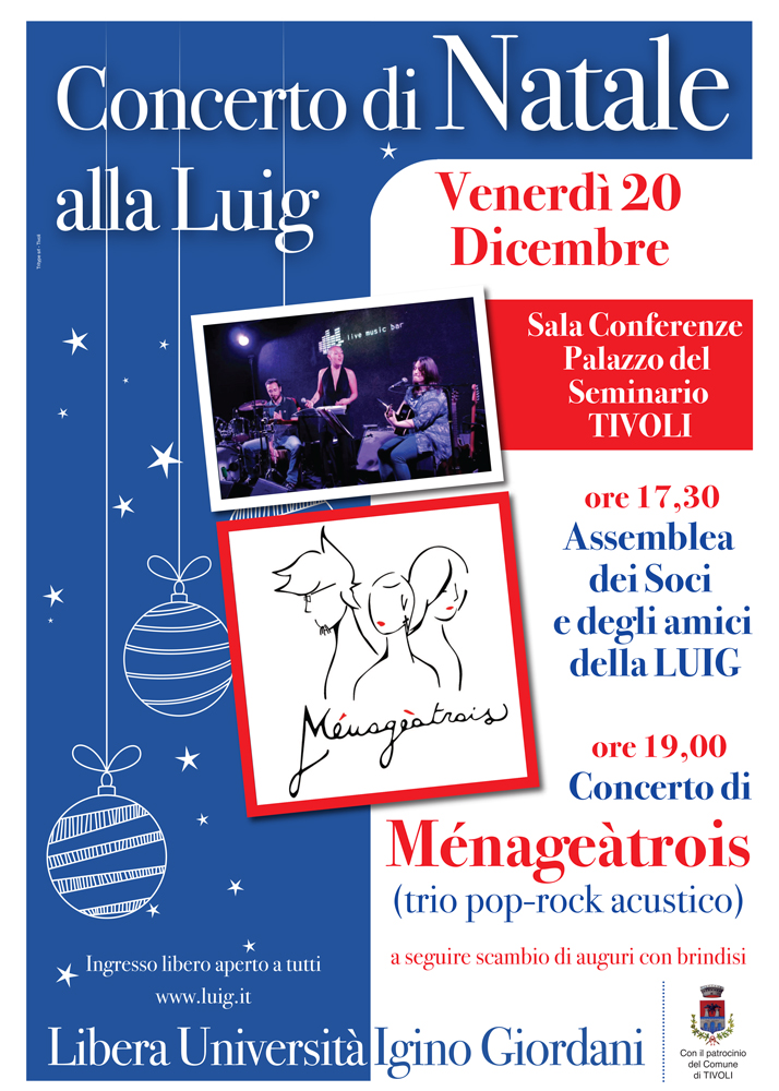 Concerto di Natale al Seminario per la LUIG