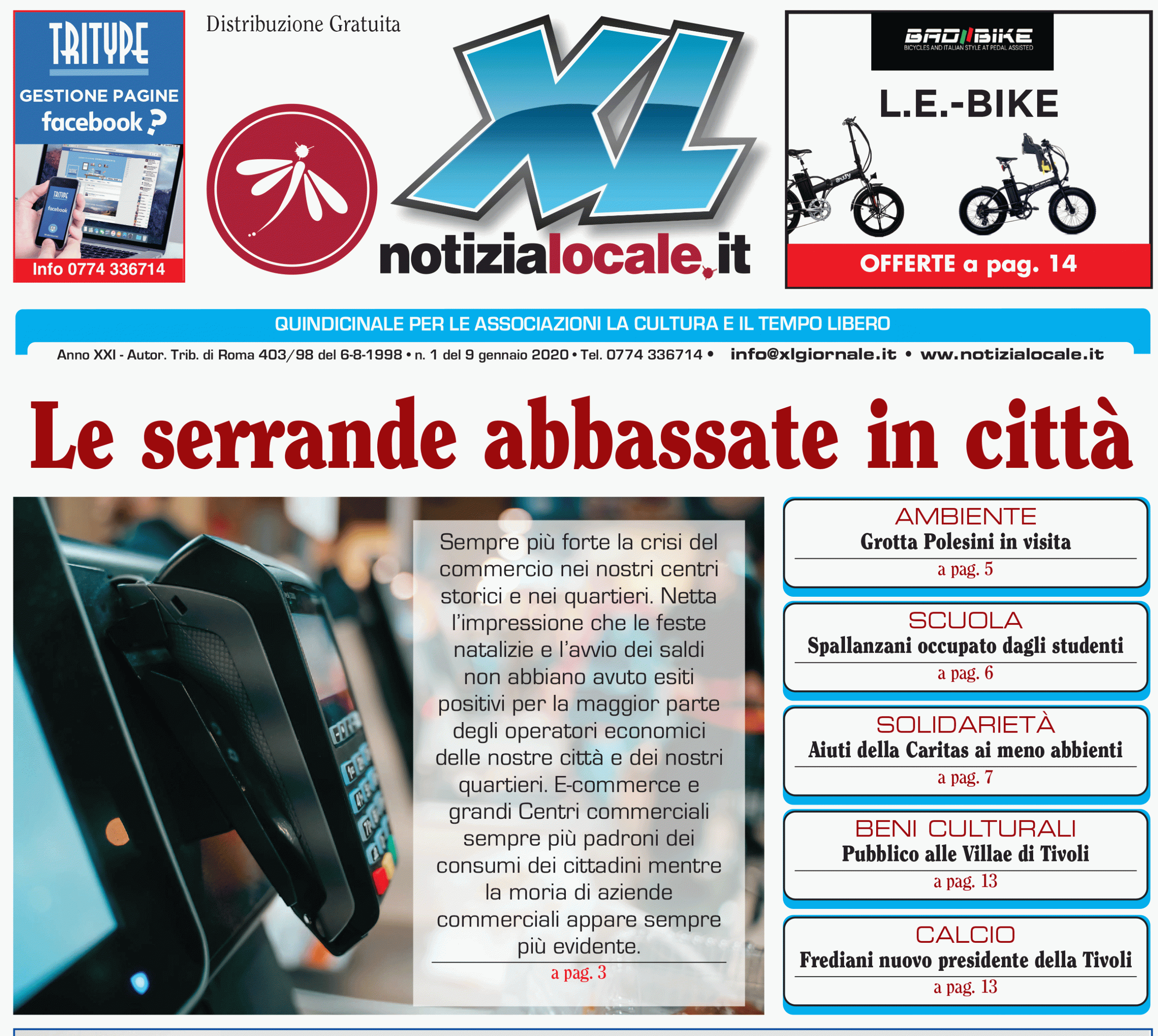 Il NUOVO numero di XL Giornale