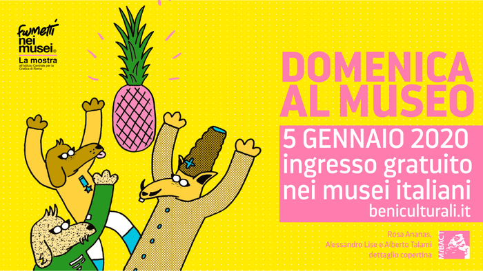 #domenicalmuseo il 5 gennaio con ingresso gratuito