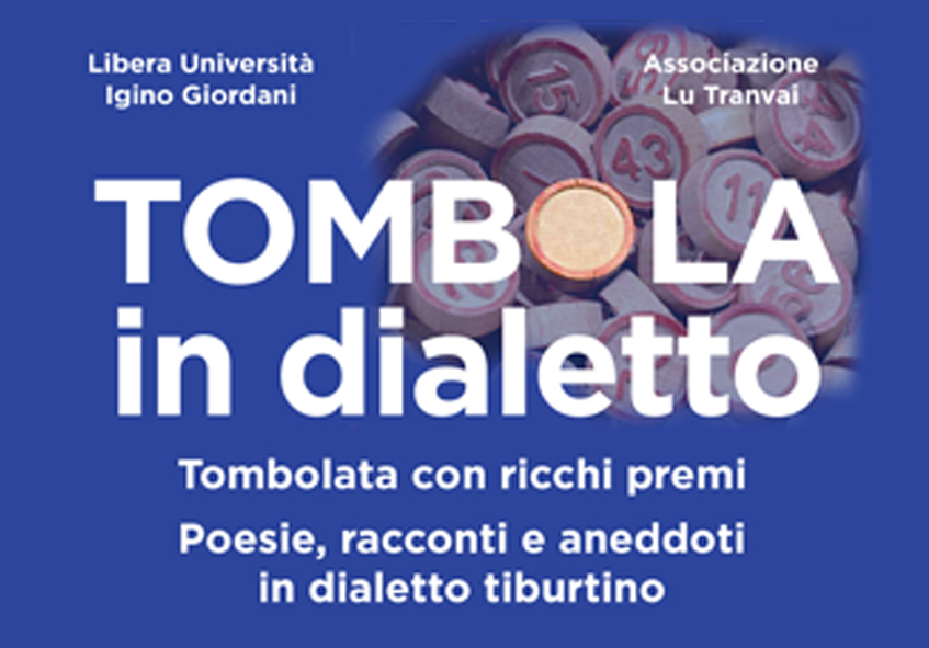 Tombola in dialetto tiburtino alla LUIG