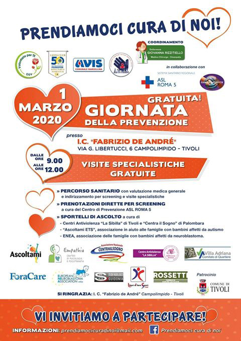 Domenica 1 marzo a Campolimpido giornata di visite mediche gratuite per tutti