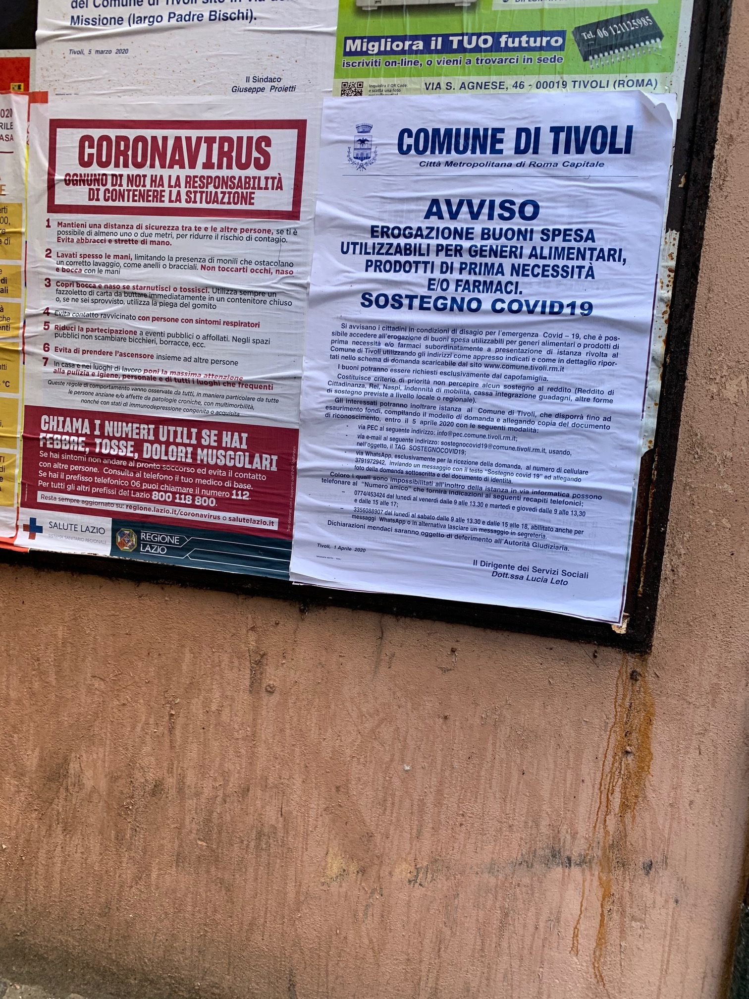 Tivoli: 87 persone in quarantena e 24 casi accertati