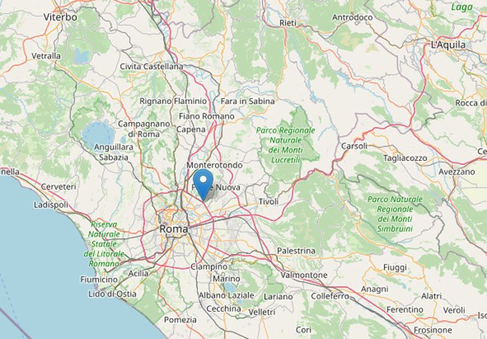 Terremoto nella zona di Roma: epicentro vicino Fonte Nuova