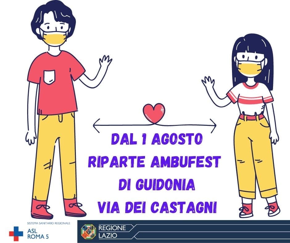 Guidonia: dal 1° agosto ripartono gli Ambulatori del weekend