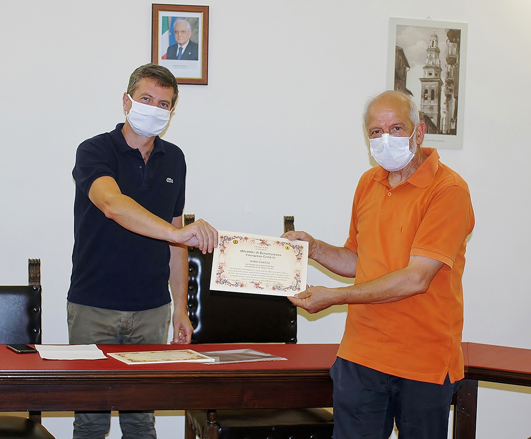 Poli: consegnati gli attestati di benemerenza “Task force anti Covid”