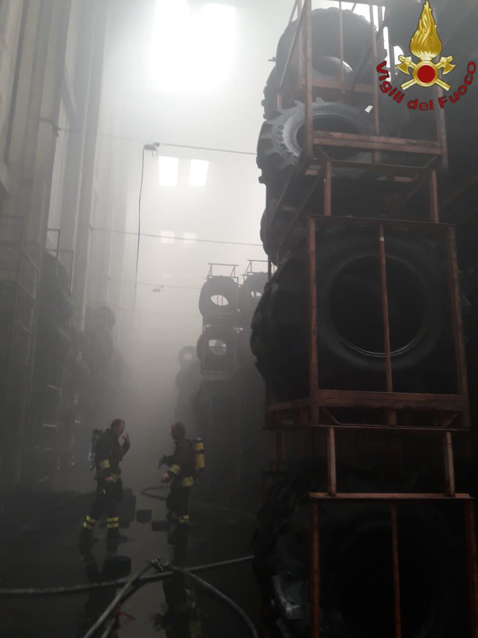 Tivoli: incendio alla Trelleborg, nessun ferito