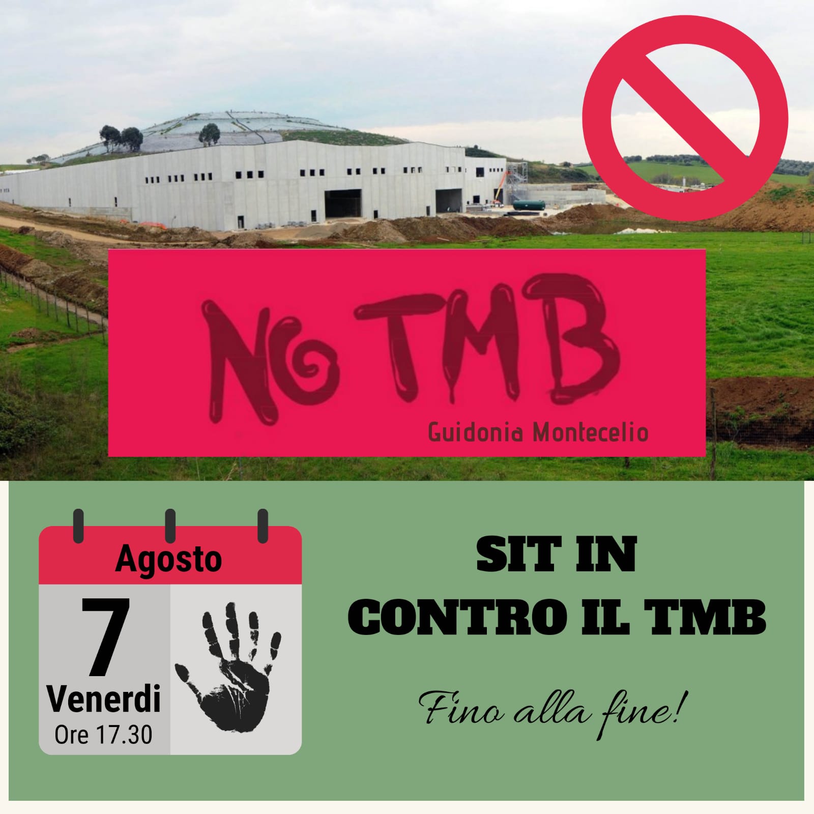 Guidonia: venerdì sit in per dire no al Tmb