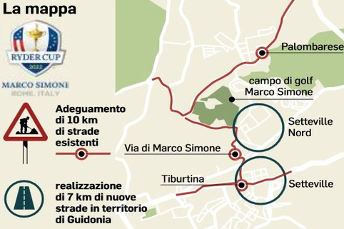 Ryder Cup opere pubbliche: lunedì bando Astral da 27,5 milioni