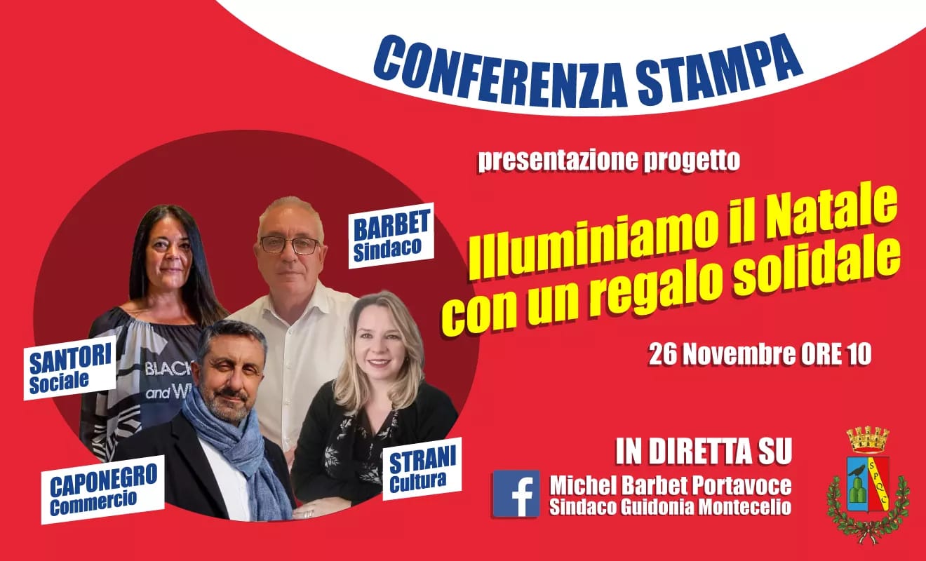 Guidonia: al via il progetto “illuminiamo il Natale con un regalo solidale”