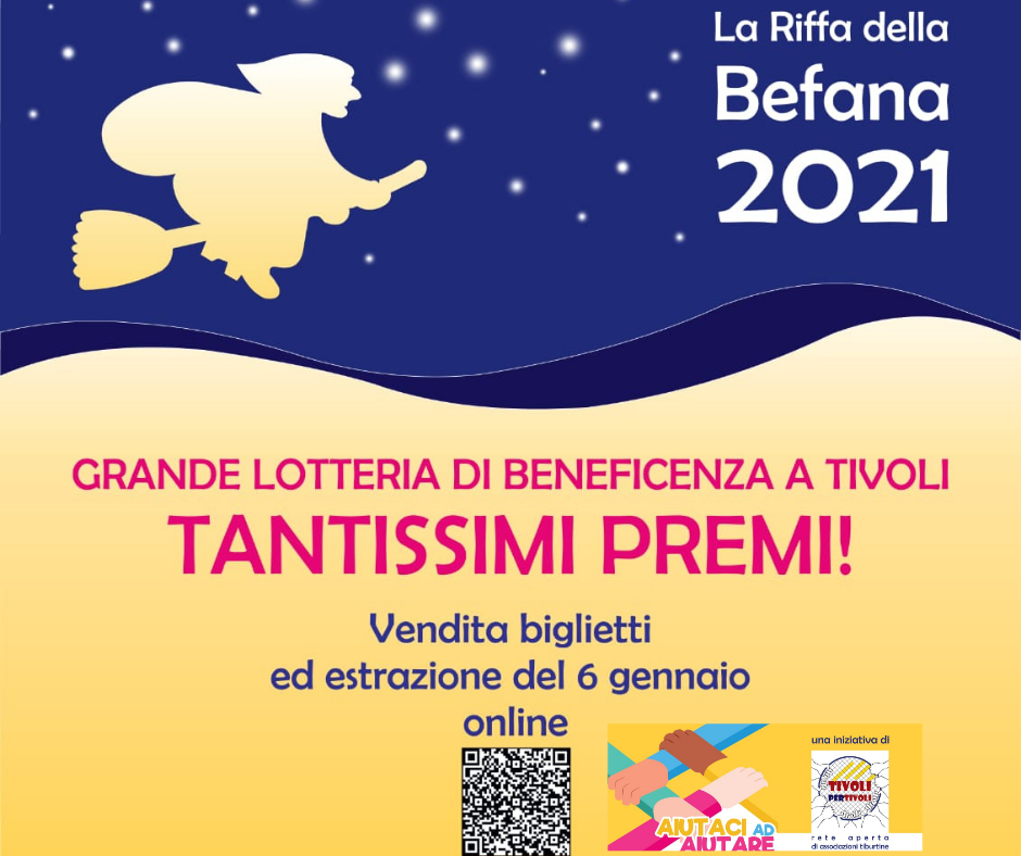Al via la  “Riffa della Befana di Tivoli” con la solidarietà delle associazioni tiburtine