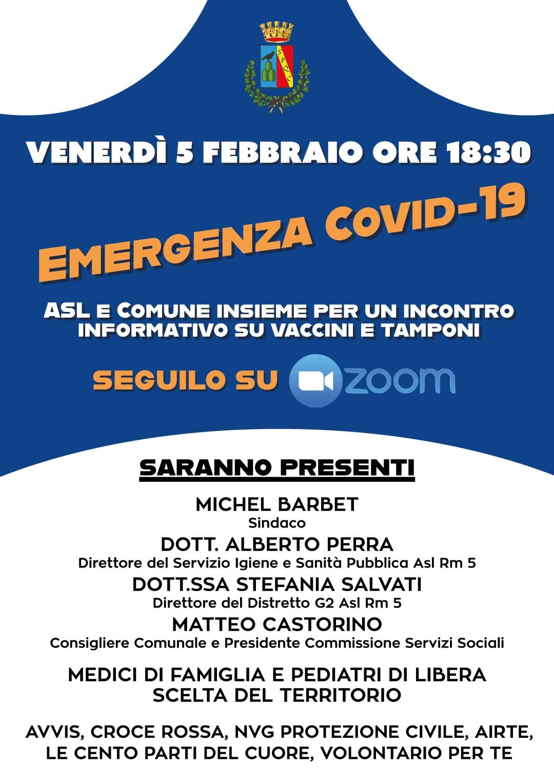 Guidonia Covid: incontro con Asl, medici, associazioni e cittadini