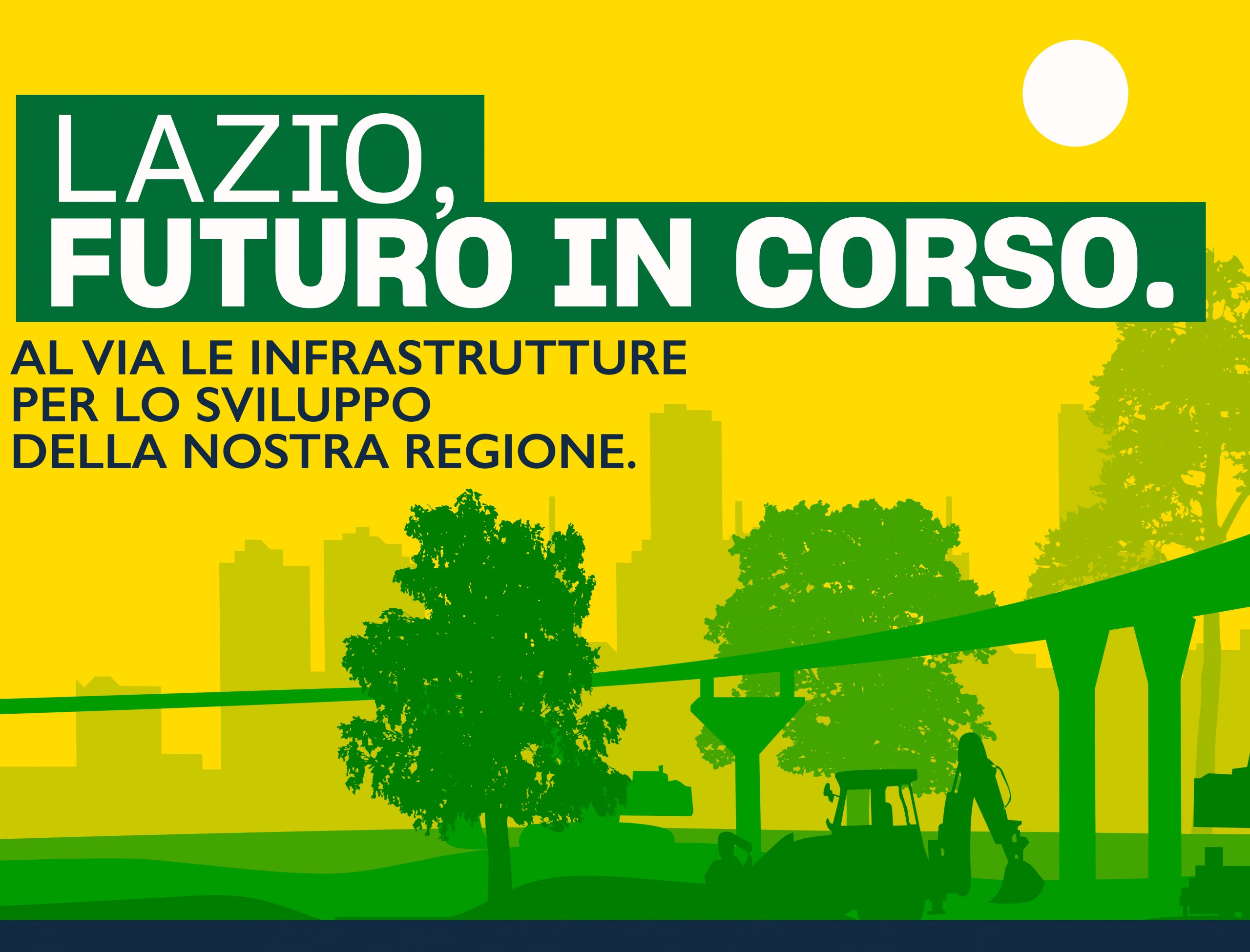 Lazio: autostrade, strade, ferrovie e stazioni, e opere pubbliche extratrasporti