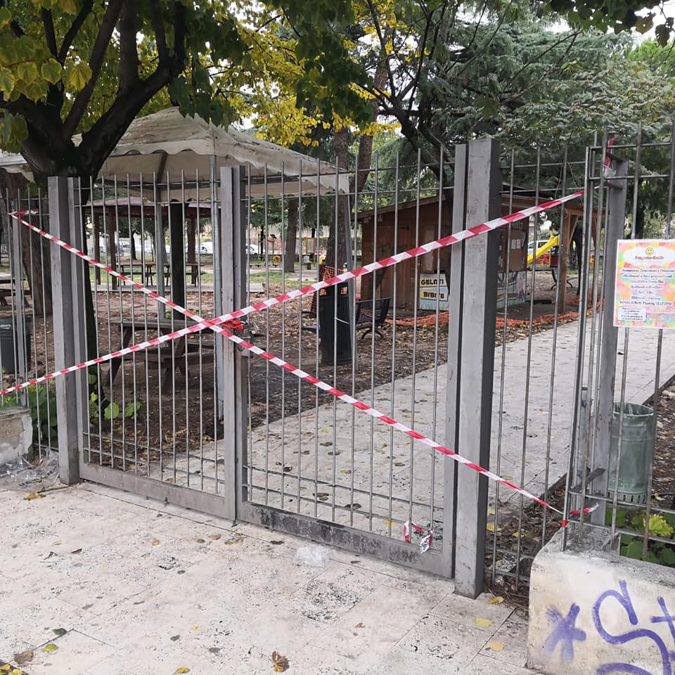 Guidonia: ordinanza di chiusura parchi e limitazioni ad attività motorie