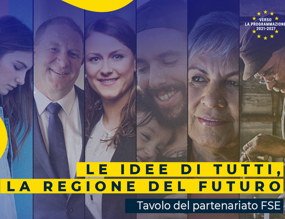 ‘Le idee di tutti la Regione del futuro’: incontri sui fondi strutturali europei