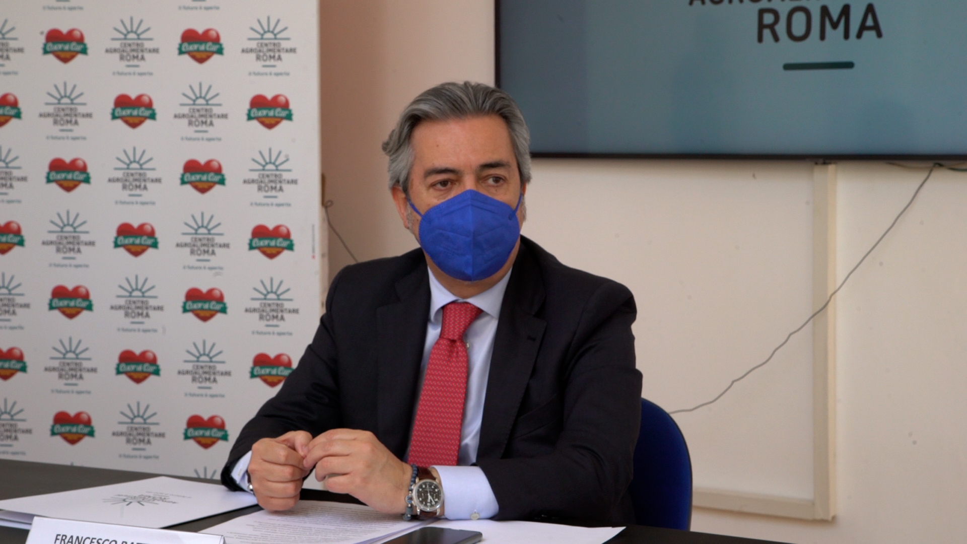 Centro Agroalimentare di Roma: in visita il sottosegretario Francesco Battistoni