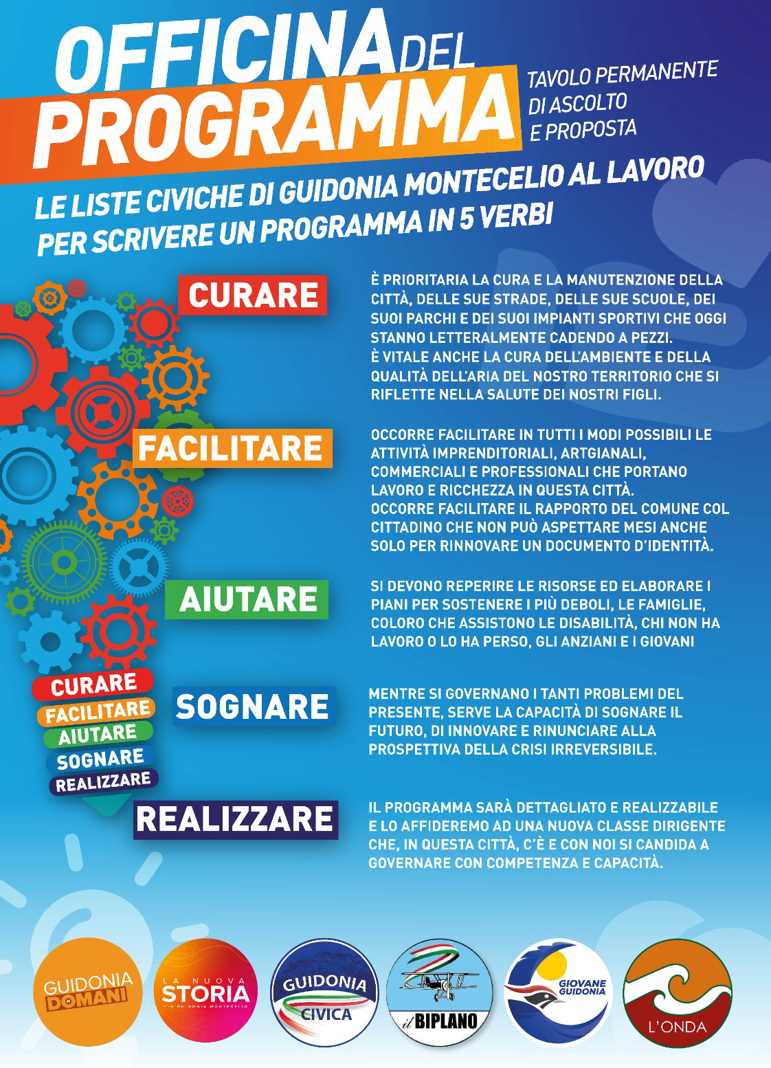 Nasce a Guidonia  Officina del Programma alternativa al governo pentastellato