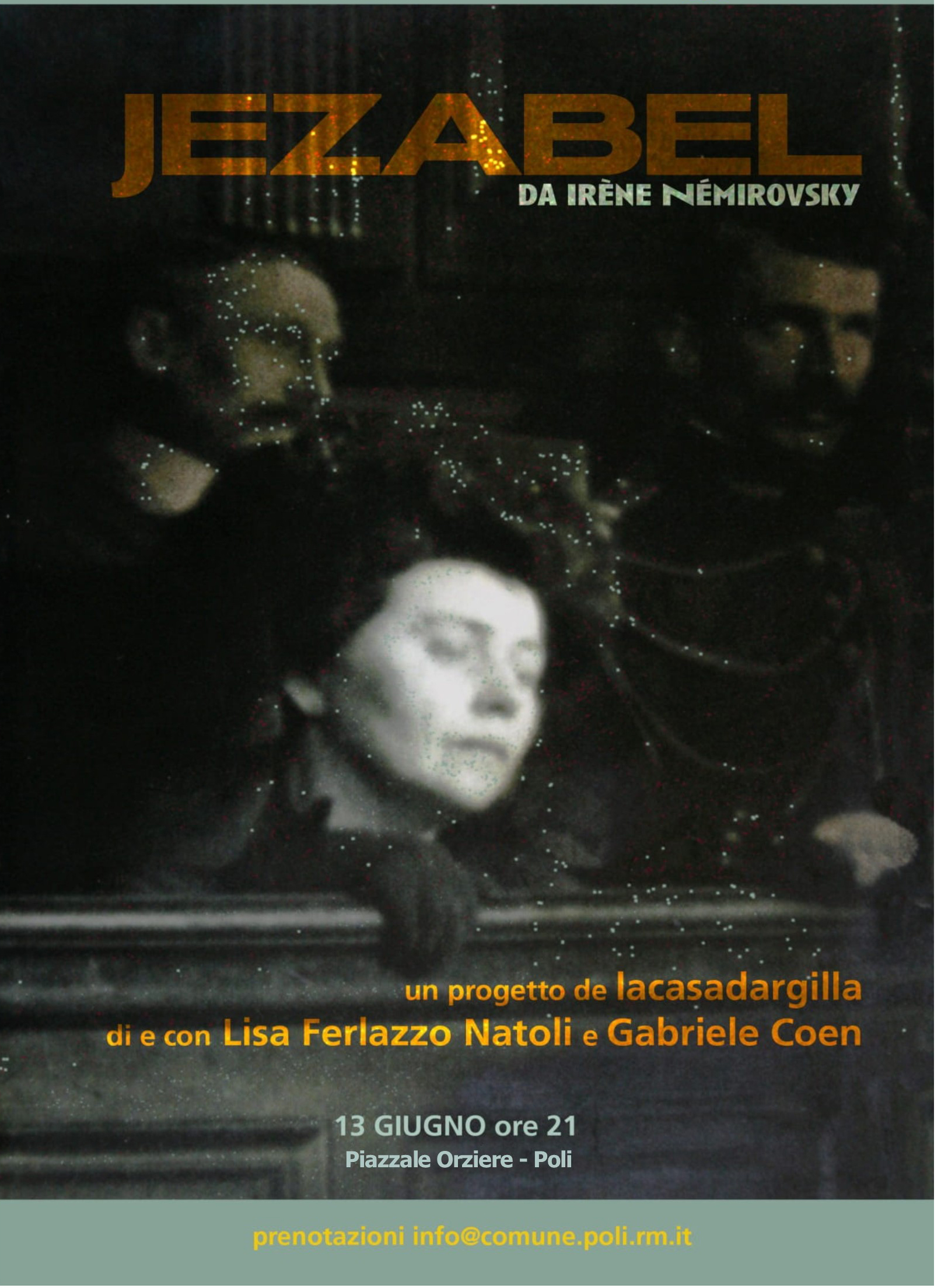 A Poli domenica in scena lo spettacolo “Jezabel”