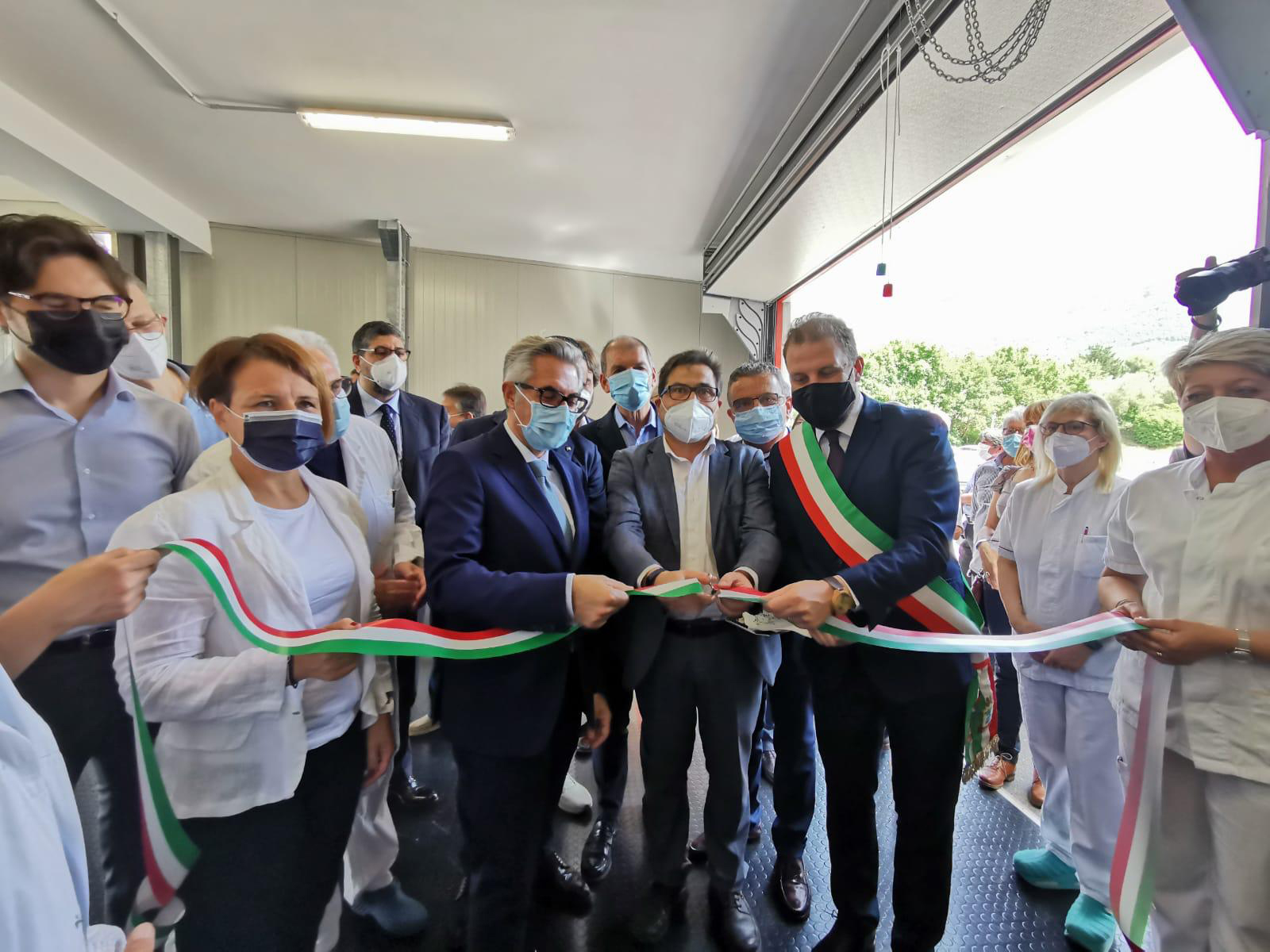 Subiaco: inaugurata elisuperficie e pronto soccorso ospedale