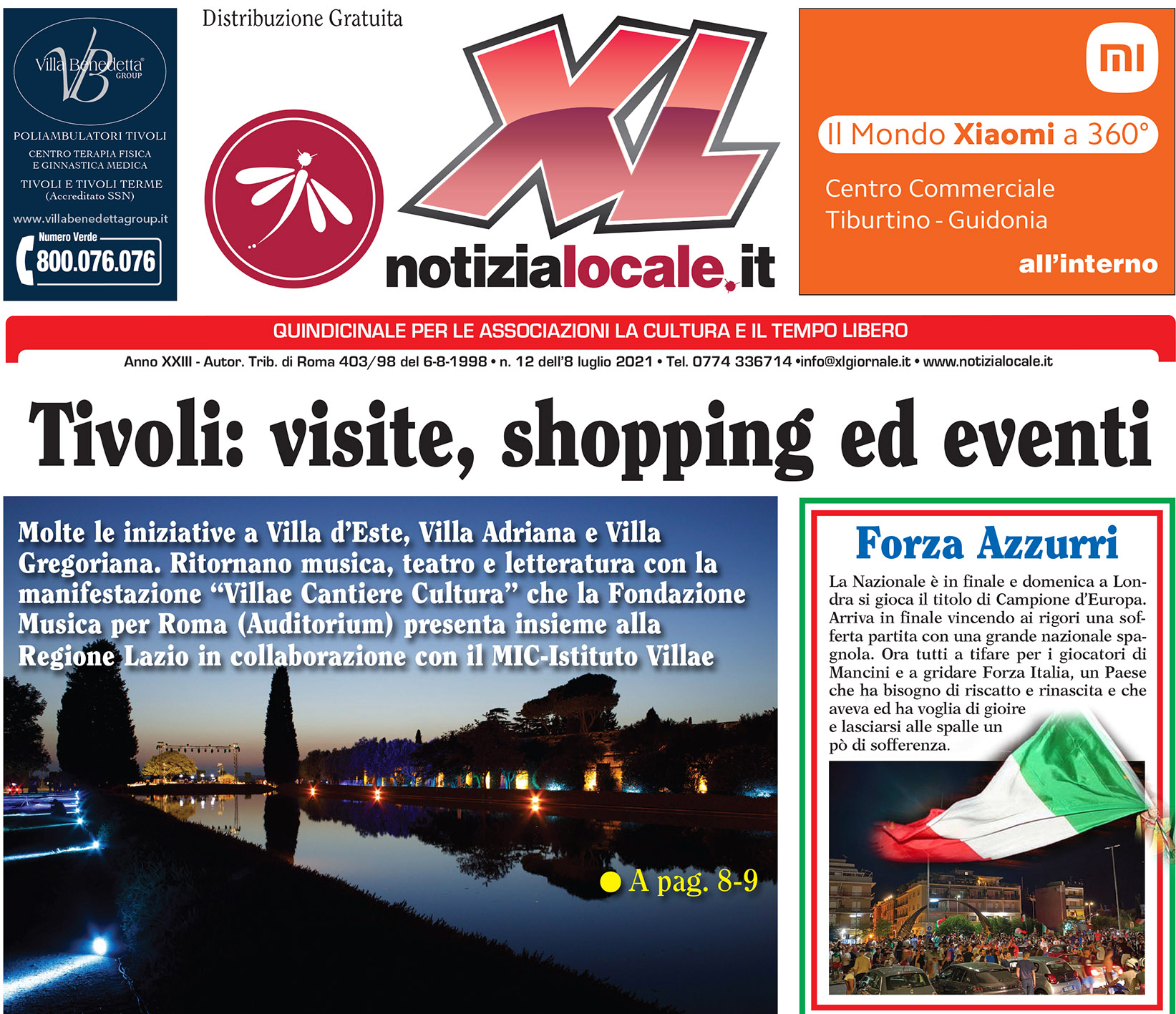 Il nuovo numero di XLGIORNALE edizione 12