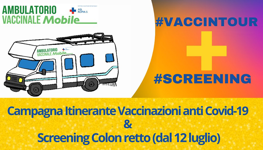 Mercoledì il camper Vaccintour sosterà a Montecelio in Piazza San Giovanni