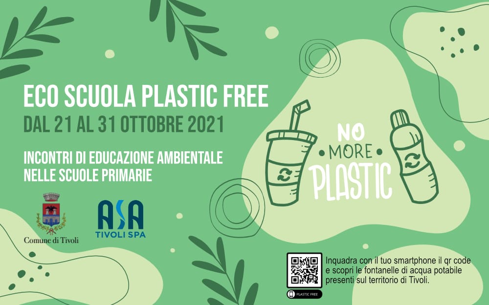 Tivoli: al via il progetto Eco Scuola Plastic Free