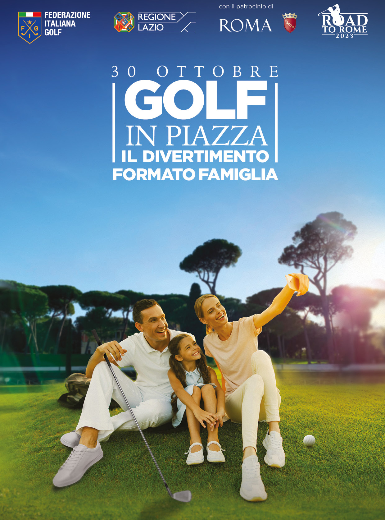 Golf: “Road to Rome” domani sul “green” di Villa Borghese