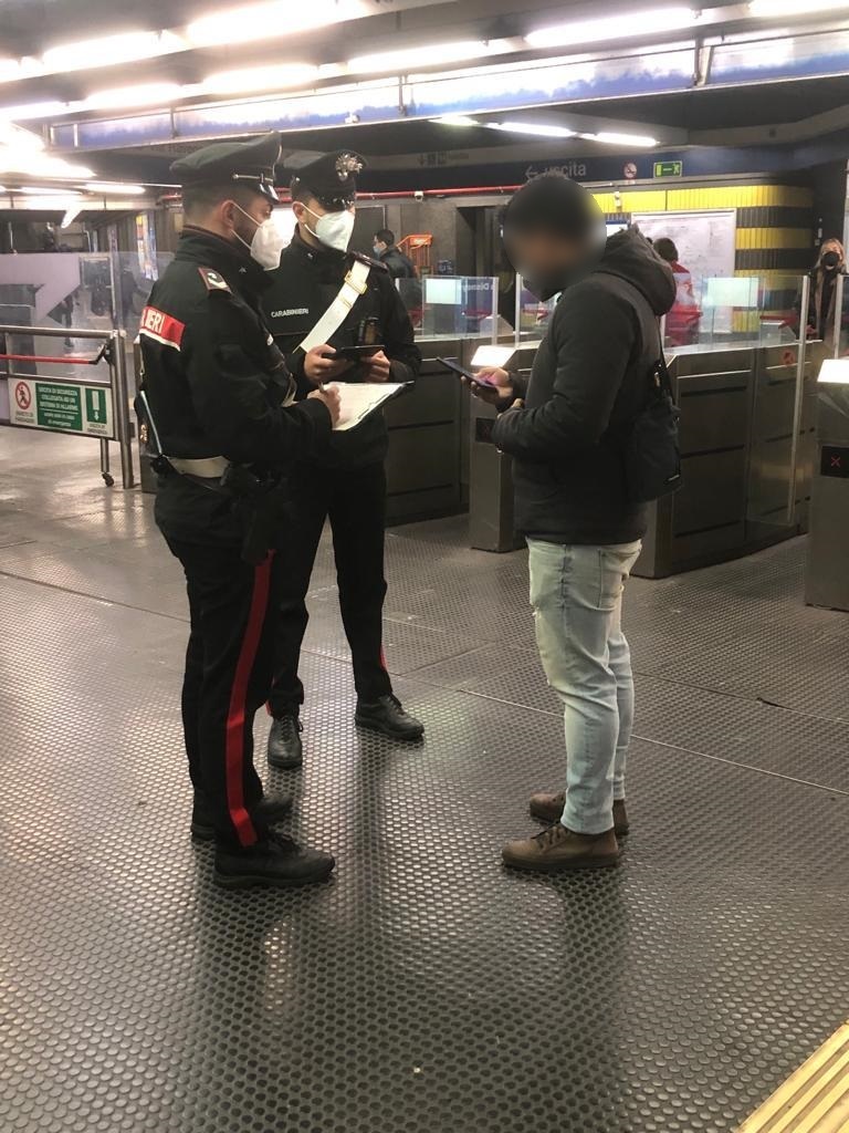 Covid: i Carabinieri del Comando Provinciale di Roma hanno controllato complessivamente 2.285 persone