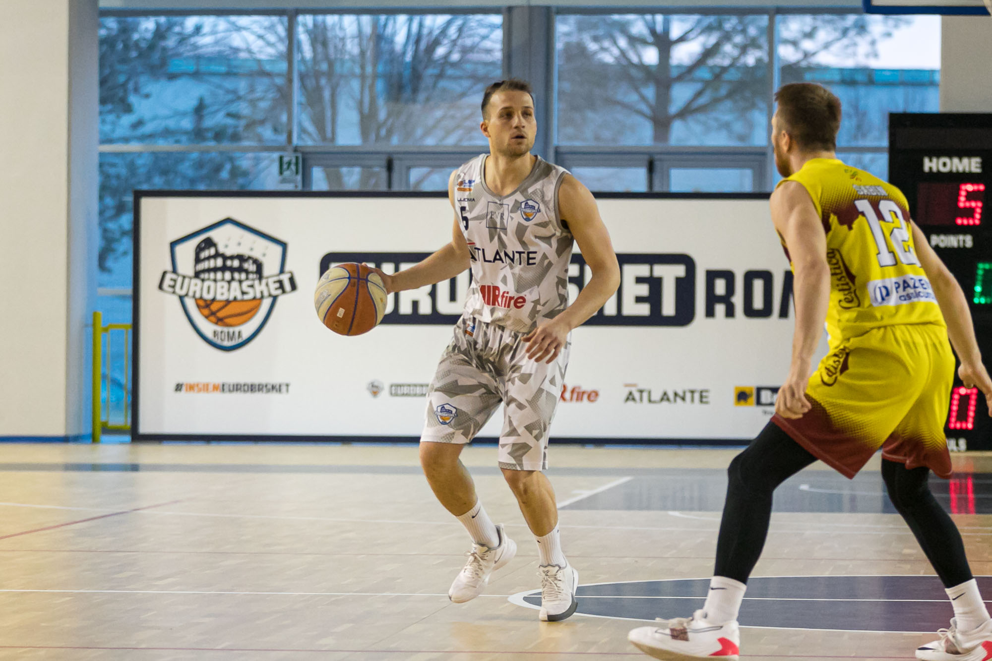 L’Atlante Eurobasket Roma vince al Palasport di Guidonia