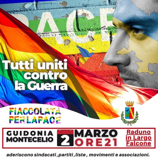 Guidonia: tutti uniti contro la guerra