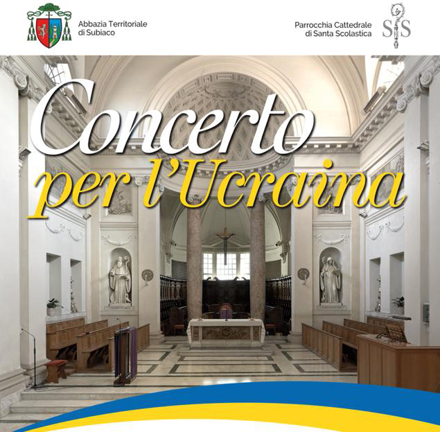 A Santa Scolastica concerto per l’Ucraina e presentazione di libri