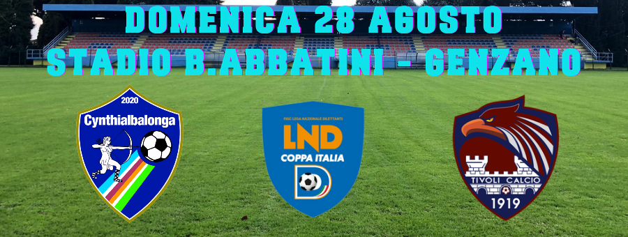 Coppa Italia: la Tivoli domenica in trasferta a Genzano di Roma