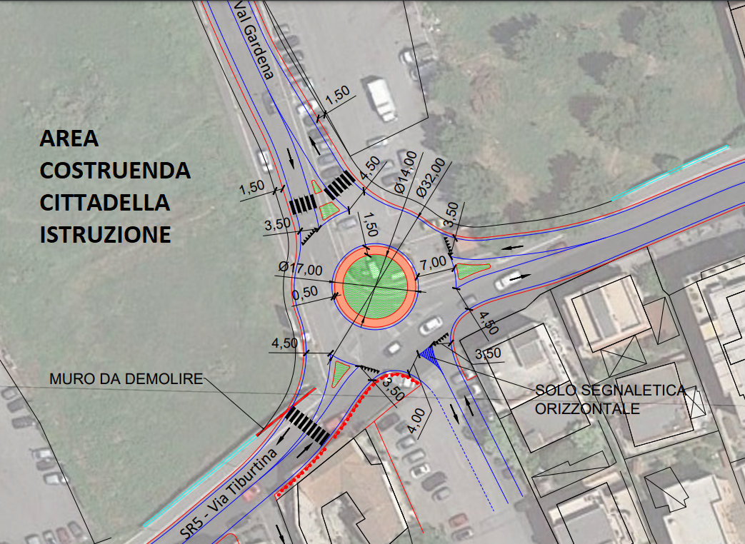 Tivoli: due rotatorie sulla Tiburtina