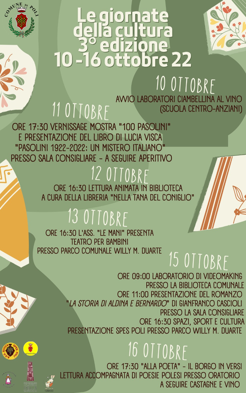 Poli: le Giornate della Cultura, terza edizione