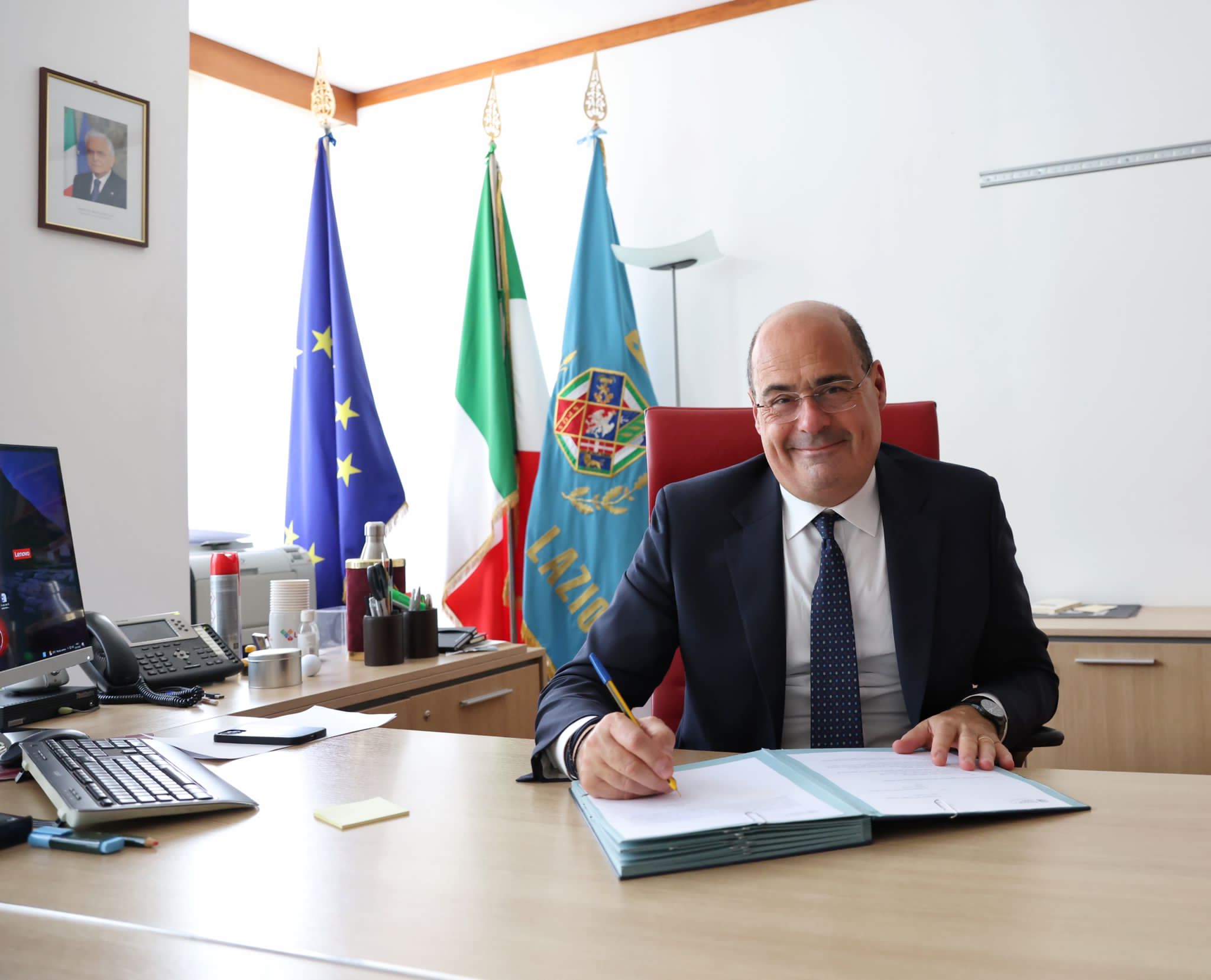 Zingaretti ha firmato le dimissioni da presidente della Regione Lazio
