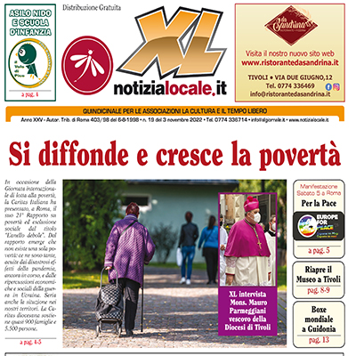 XLGIORNALE in distribuzione il n. 19 del 3 novembre