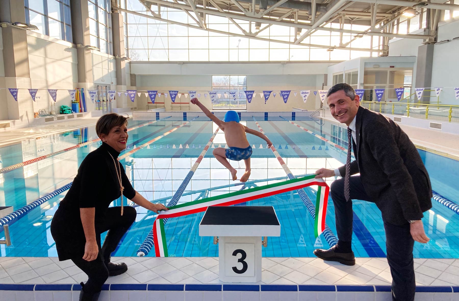Inaugurata la piscina del Palasport al bivio di Guidonia
